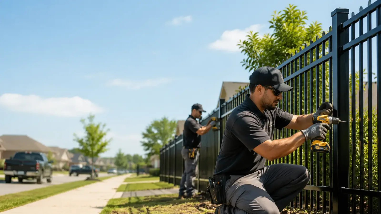 Metal Fence Installation in Riverside, MI
